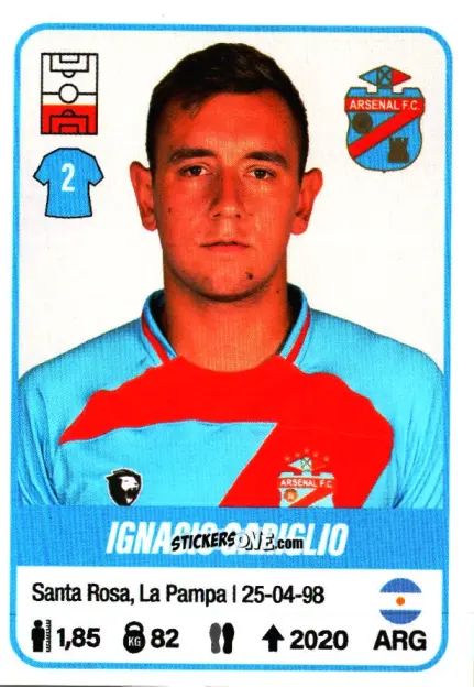 Cromo Ignacio Gariglio