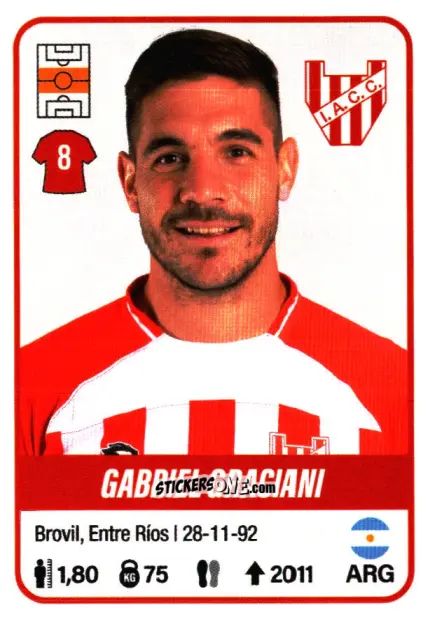 Figurina Gabriel Graciani - Fútbol Argentino 2023 n. 269 - Panini