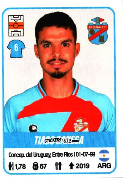 Sticker Tiago Banega - Fútbol Argentino 2023 n. 28 - Panini