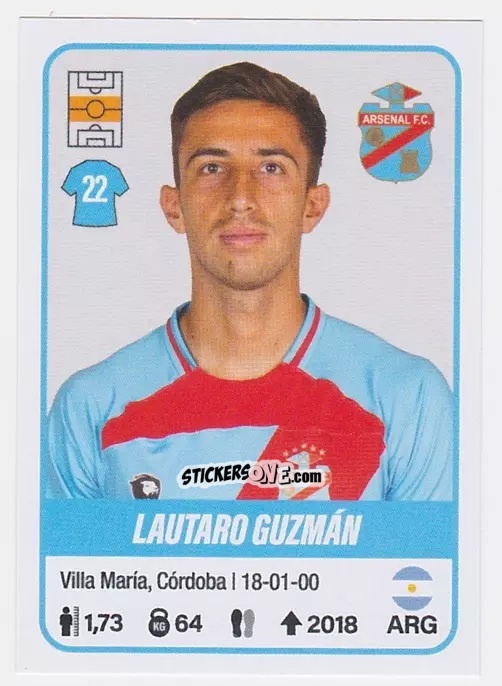 Cromo Lautaro Guzmán
