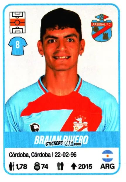 Cromo Braian Rivero