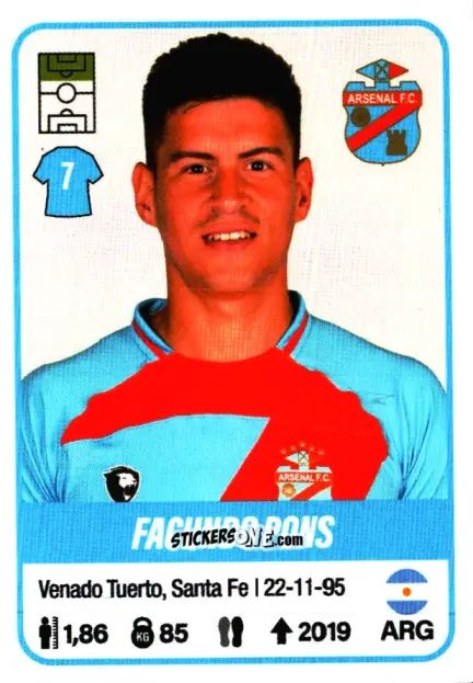 Cromo Facundo Pons