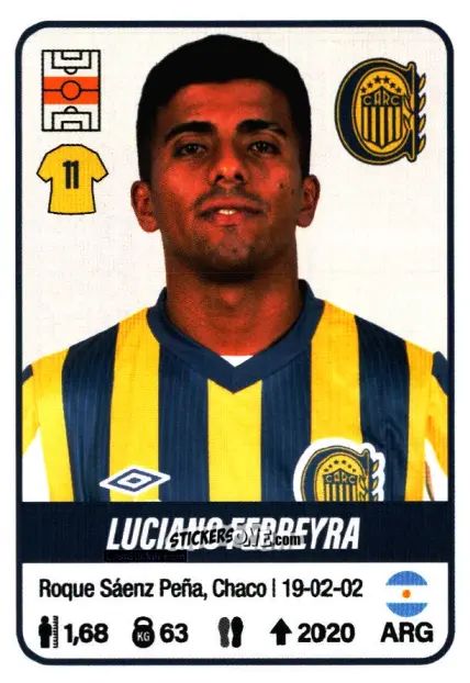 Cromo Luciano Ferreyra - Fútbol Argentino 2023 n. 368 - Panini