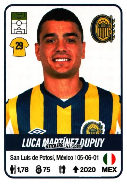 Cromo Luca Martínez Dupuy - Fútbol Argentino 2023 n. 377 - Panini