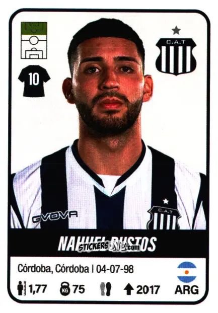 Figurina Lautaro Nahuel Bustos - Fútbol Argentino 2023 n. 425 - Panini