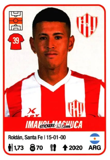 Figurina Imanol Machuca - Fútbol Argentino 2023 n. 456 - Panini