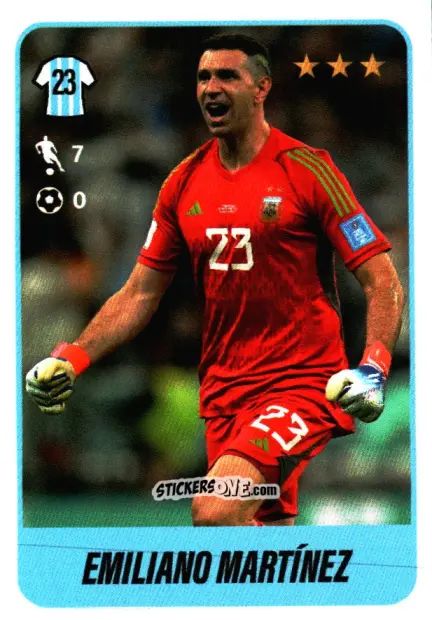Figurina Emiliano Martínez - Fútbol Argentino 2023 n. 488 - Panini