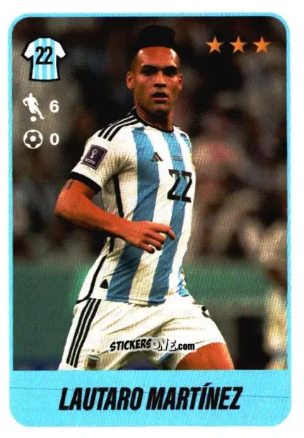 Figurina Lautaro Martínez - Fútbol Argentino 2023 n. 513 - Panini