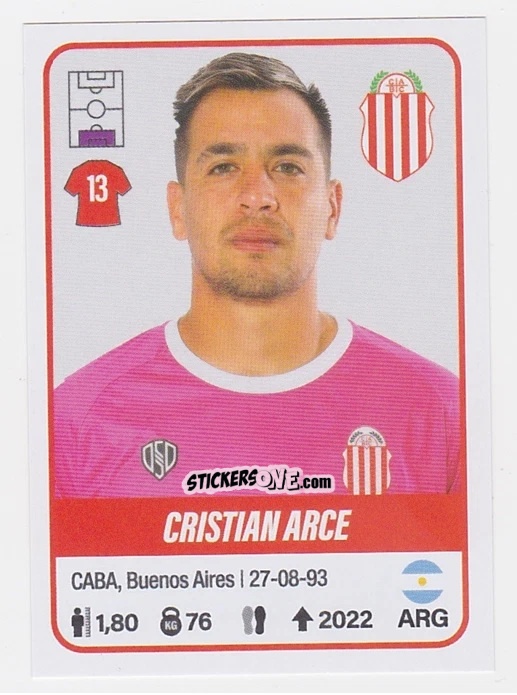 Cromo Cristian Arce