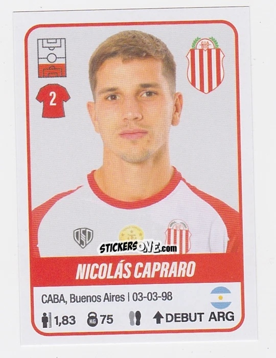Cromo Nicolás Capraro