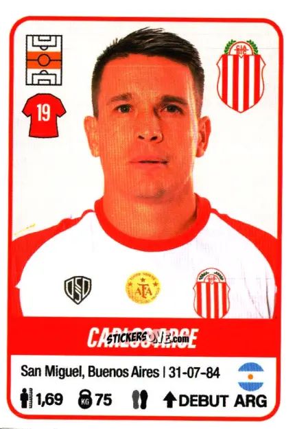 Cromo Carlos Arce
