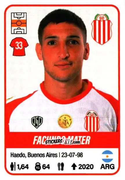 Cromo Facundo Mater