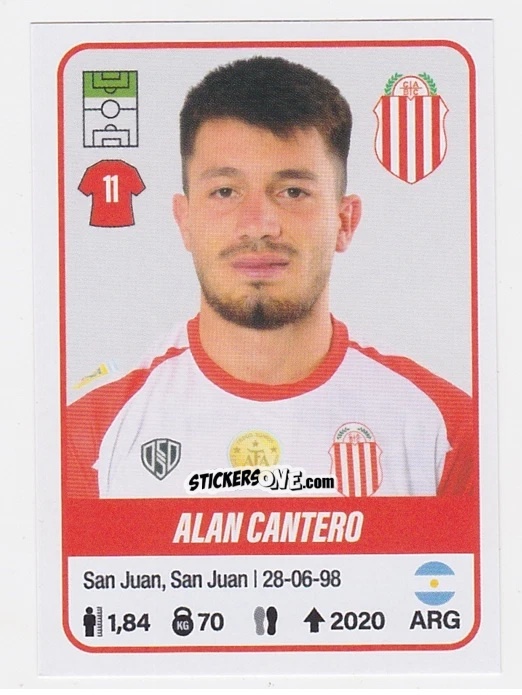 Sticker Alan Cantero - Fútbol Argentino 2023 n. 86 - Panini