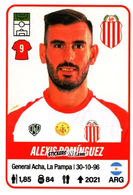 Cromo Alexis Domínguez