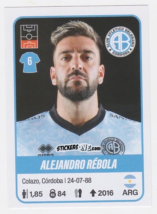 Sticker Alejandro Rébola - Fútbol Argentino 2023 n. 95 - Panini