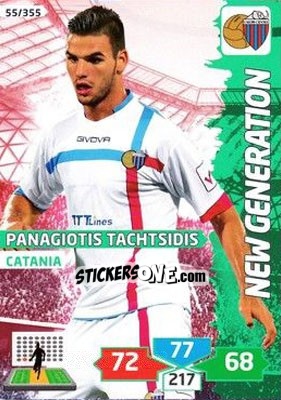 Sticker Panagiotis Tachtsidis - Calciatori 2013-2014. Adrenalyn XL n. 55 - Panini