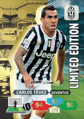 Cromo Carlos Tévez - Calciatori 2013-2014. Adrenalyn XL n. LE-CT - Panini