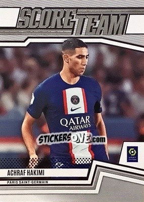 Figurina Achraf Hakimi - Score Ligue 1 2022-2023 n. ST24 - Panini
