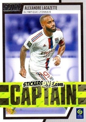 Figurina Alexandre Lacazette - Score Ligue 1 2022-2023 n. C1 - Panini