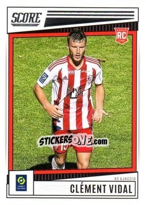 Figurina Clement Vidal - Score Ligue 1 2022-2023 n. 2 - Panini