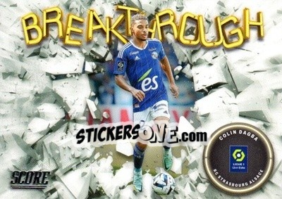 Cromo Colin Dagba - Score Ligue 1 2022-2023 n. B27 - Panini