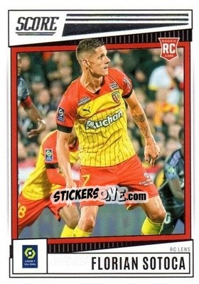 Cromo Florian Sotoca - Score Ligue 1 2022-2023 n. 53 - Panini