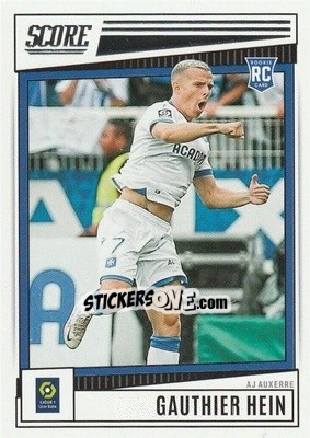 Sticker Gauthier Hein - Score Ligue 1 2022-2023 n. 24 - Panini