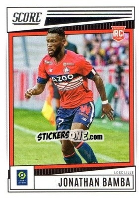 Cromo Jonathan Bamba - Score Ligue 1 2022-2023 n. 63 - Panini