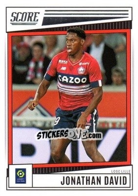 Cromo Jonathan David - Score Ligue 1 2022-2023 n. 64 - Panini