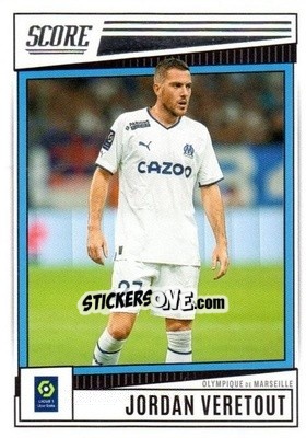 Figurina Jordan Veretout - Score Ligue 1 2022-2023 n. 97 - Panini