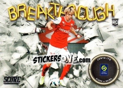 Cromo Junya Ito - Score Ligue 1 2022-2023 n. B25 - Panini