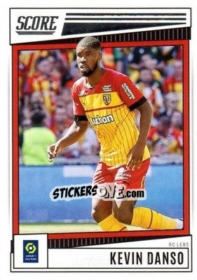 Figurina Kevin Danso - Score Ligue 1 2022-2023 n. 56 - Panini