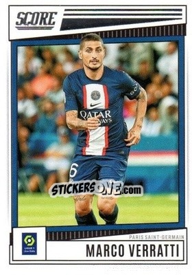 Figurina Marco Verratti - Score Ligue 1 2022-2023 n. 147 - Panini