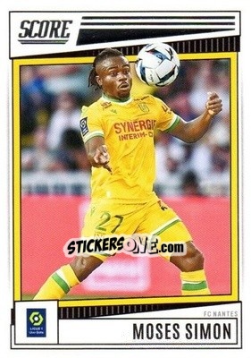 Figurina Moses Simon - Score Ligue 1 2022-2023 n. 126 - Panini
