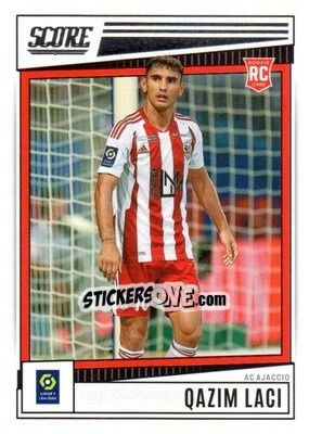 Figurina Qazim Laci - Score Ligue 1 2022-2023 n. 7 - Panini