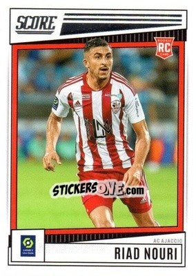 Figurina Riad Nouri - Score Ligue 1 2022-2023 n. 8 - Panini