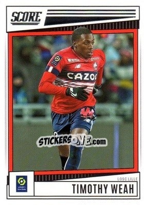 Cromo Timothy Weah - Score Ligue 1 2022-2023 n. 70 - Panini