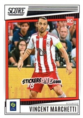 Figurina Vincent Marchetti - Score Ligue 1 2022-2023 n. 3 - Panini