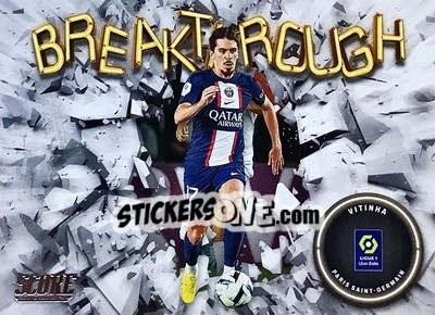 Cromo Vitinha - Score Ligue 1 2022-2023 n. B23 - Panini