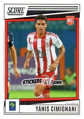 Figurina Yanis Cimignani - Score Ligue 1 2022-2023 n. 10 - Panini
