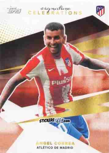 Figurina Ángel Correa - Atletico de Madrid 2021-2022 n. 36 - Topps