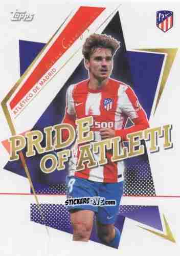 Sticker Antoine Griezmann - Atletico de Madrid 2021-2022 n. 45 - Topps