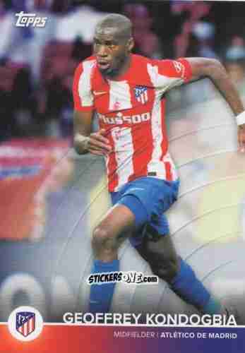 Sticker Geoffrey Kondogbia - Atletico de Madrid 2021-2022 n. 9 - Topps