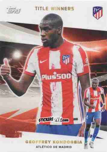 Sticker Geoffrey Kondogbia - Atletico de Madrid 2021-2022 n. 40 - Topps