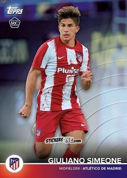 Sticker Giuliano Simeone - Atletico de Madrid 2021-2022 n. 7 - Topps