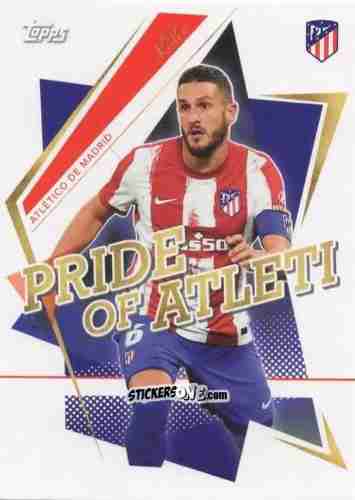 Cromo Koke - Atletico de Madrid 2021-2022 n. 46 - Topps