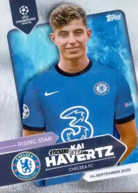Figurina Kai Havertz - On-Demand UEFA Champions League Summer Signings 2020-2021
 n. 15 - Topps