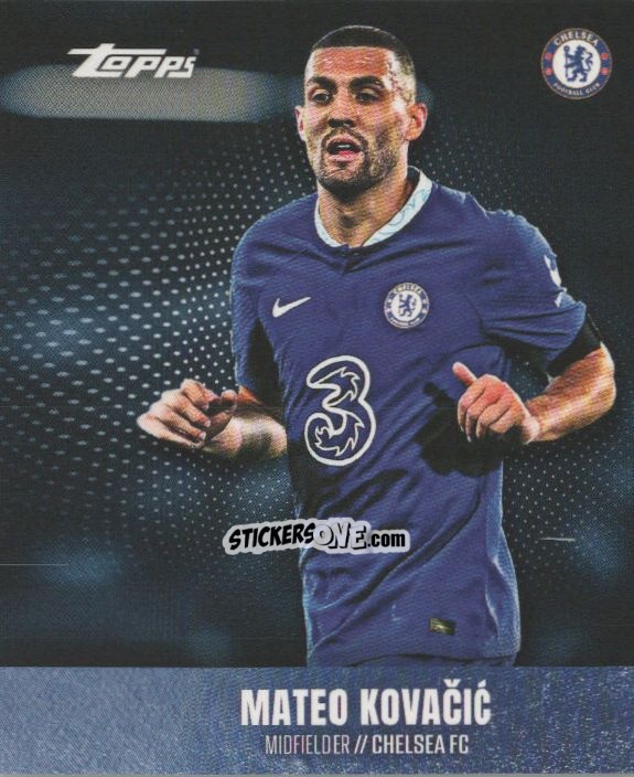 Figurina Mateo Kovačić - Chelsea Team Set 2022-2023 n. 17 - Topps