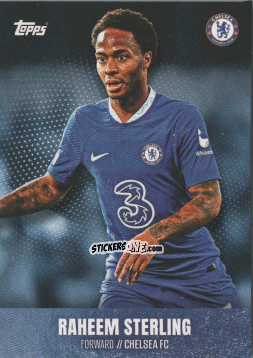 Cromo Raheem Sterling - Chelsea Team Set 2022-2023 n. 22 - Topps