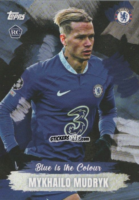 Figurina Mykhailo Mudryk - Chelsea Team Set 2022-2023 n. 35 - Topps